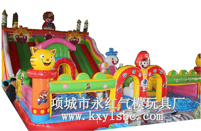 超級(jí)瑪麗(120平方)-產(chǎn)品展示-項(xiàng)城市水寨永紅氣模玩具廠(chǎng)